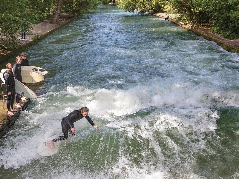 Munich: Surf Experience In Munich Eisbach River Wave -Germany