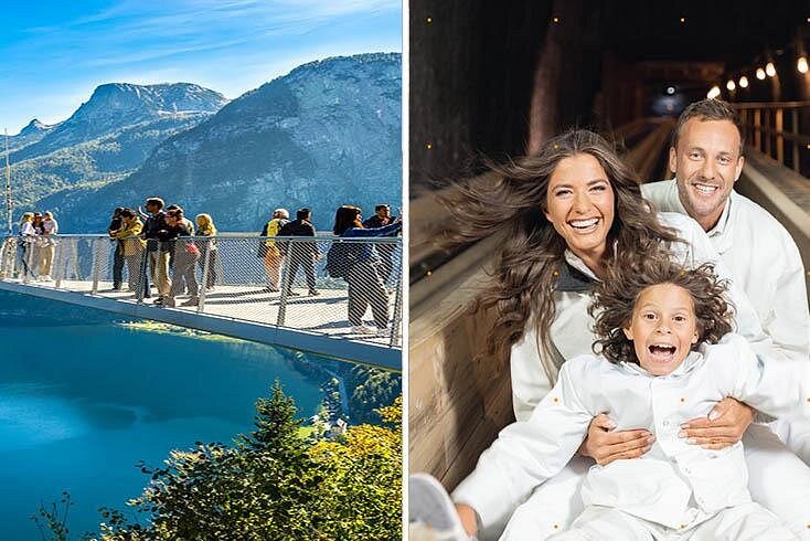 Private Tour to Hallstatt Salt Mine and Skywalk with Lunch