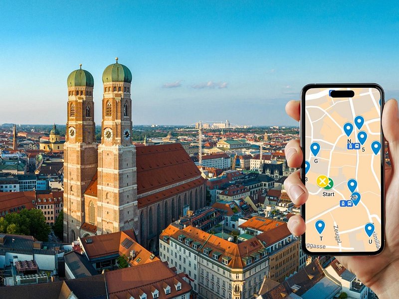 Self-guided scavenger hunt and city game in Munich